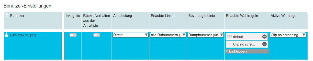 CLIP no screening in AGFEO HyperVoice anwenden