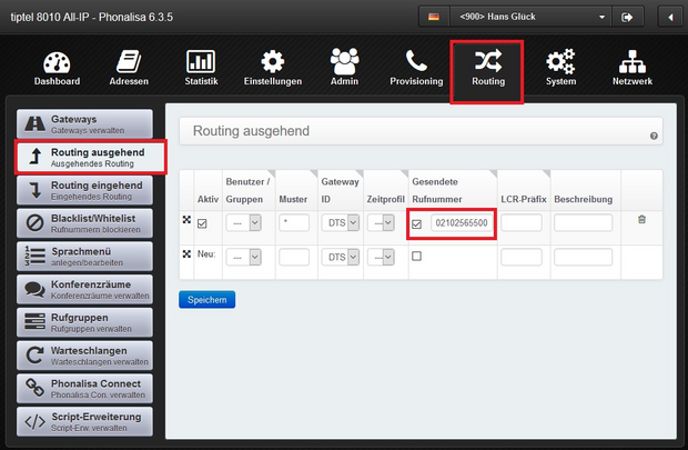 Ausgehendes Routing Für Anschlussfremde Rufnummern 7