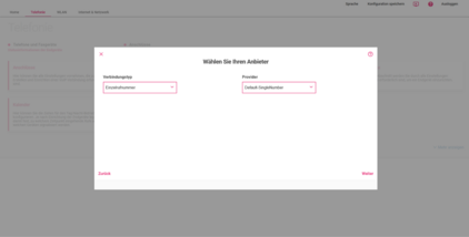 Digitalisierungsbox Rufnummer Anbieter Auswaehlen