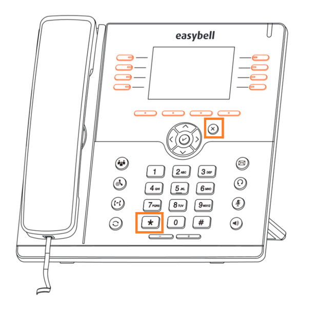 So führen Sie einen Werkreset an Ihrem easybell IP-Phone durch